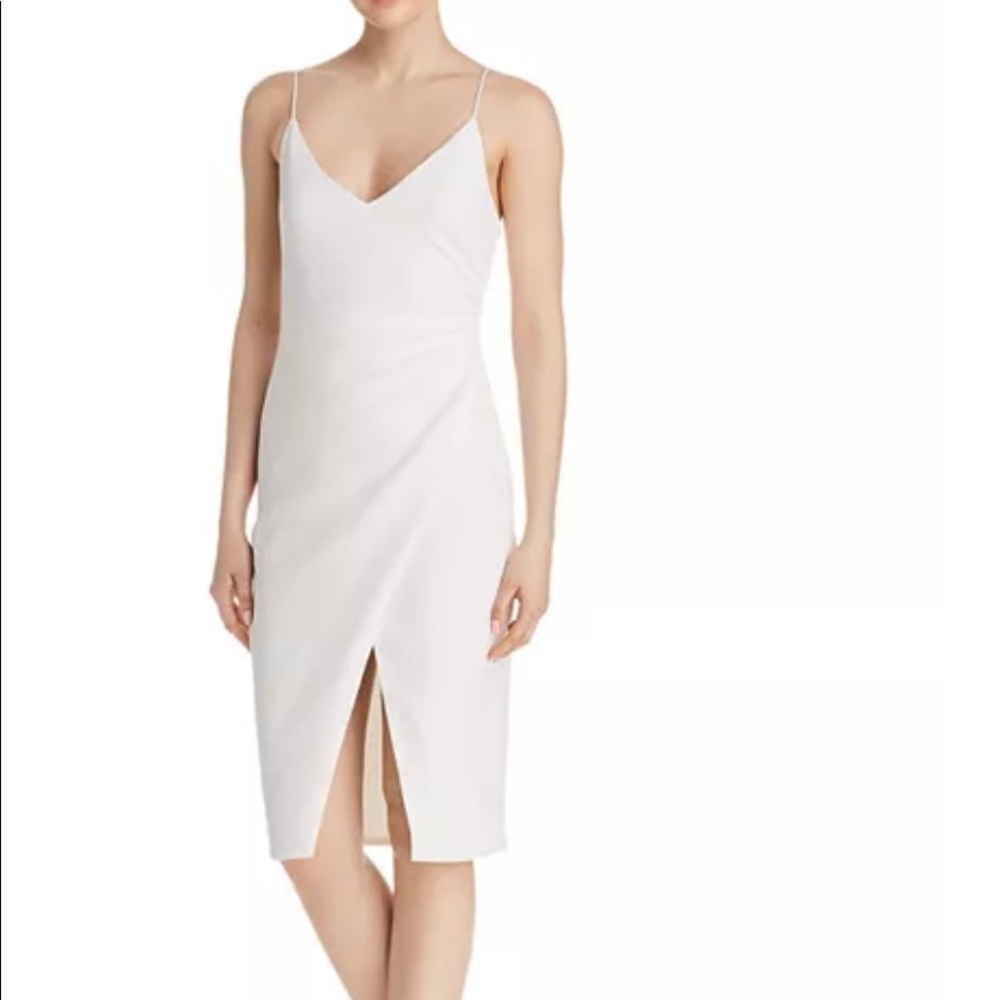 BLACK HALO White Sheath Dress
